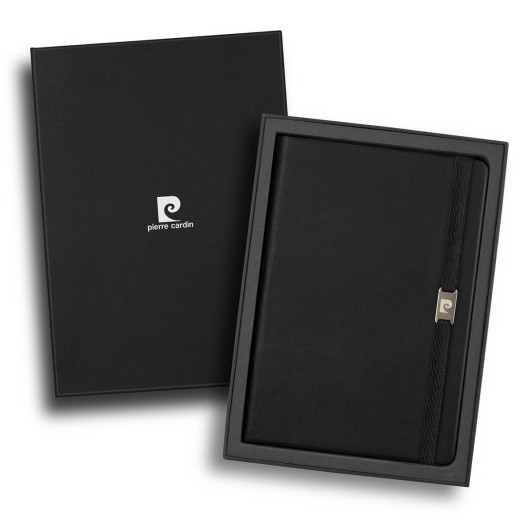 Black Pierre Cardin Novelle Notebook Gift Sets
